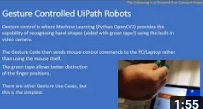 uipath gesture controlled robots video